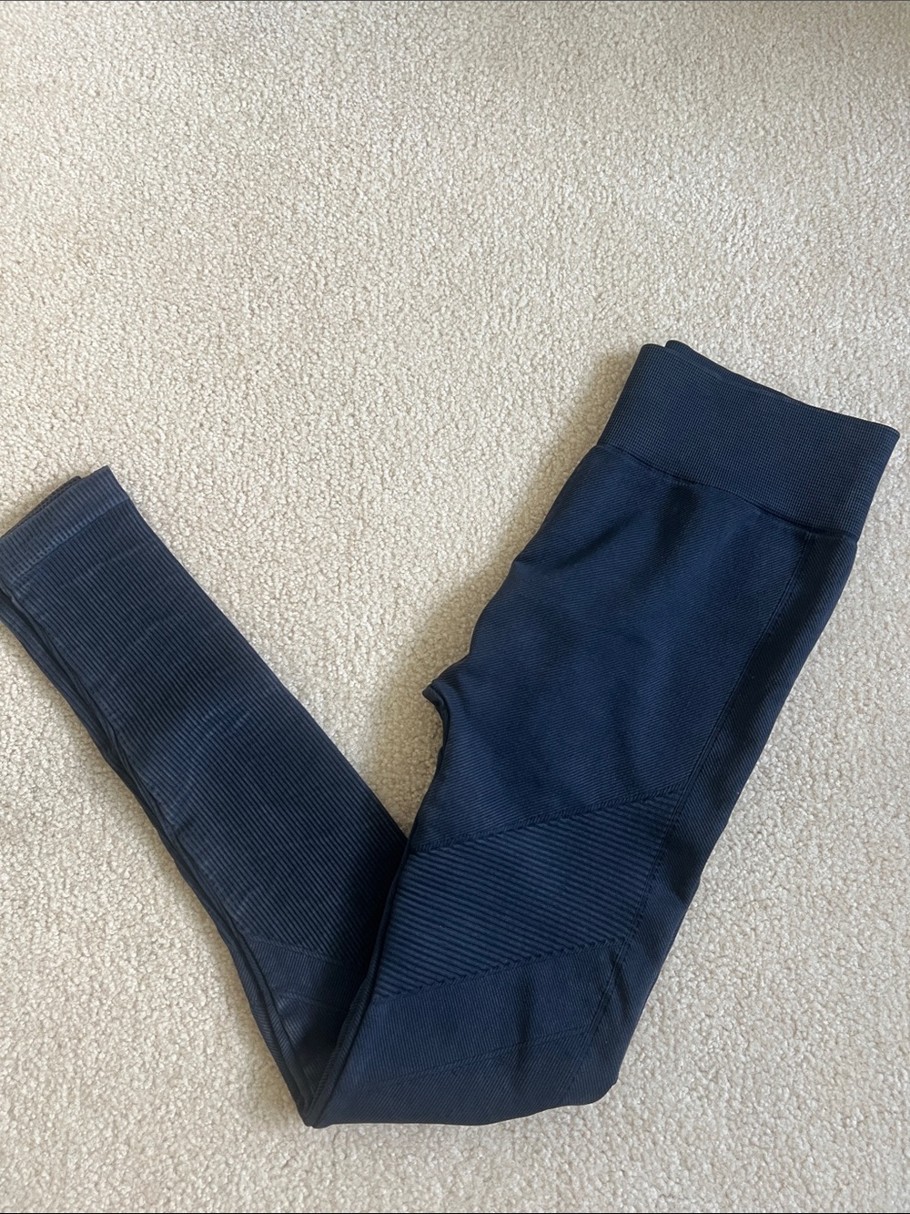Seamless High-Waist Denim inspired Leggings